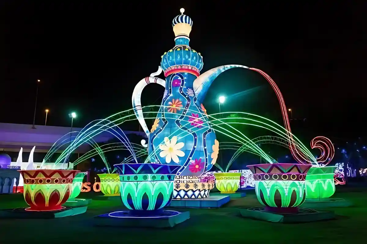 Dubaï Garden Glow spectacle lumineux